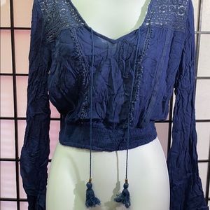 Runway Couture Boho Top Size M